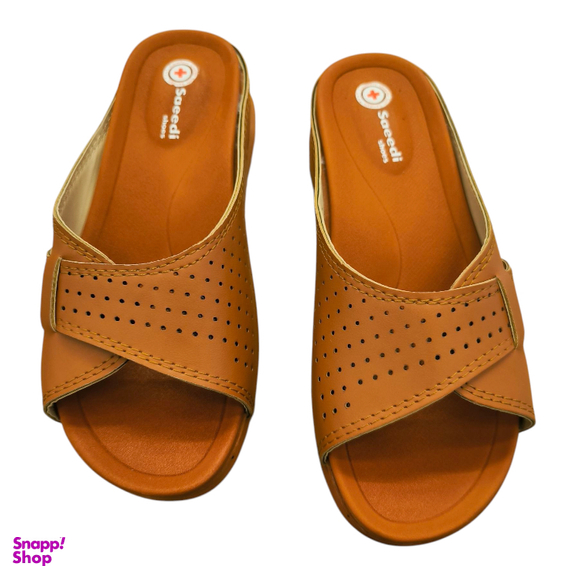 دمپایی طبی زنانه سعیدی کد 206 ویانزا رنگ عسلی