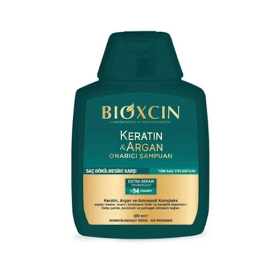 شامپو ضد ریزش مو بیوکسین مدل آرگان و کراتین کد sh-2021 حجم 300 میلی لیتر