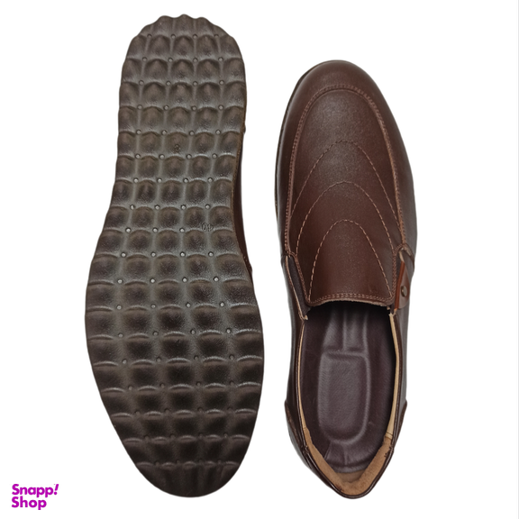 کفش روزمره چرم طبیعی مردانه مدل OTH002