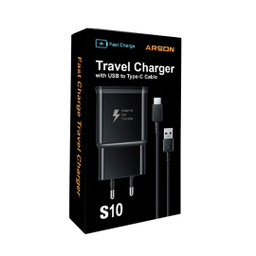 شارژر دیواری آرسون (Arson) مدل S10 به همراه کابل تبدیل USB-C