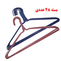 چوب رختی آویز لباس مدل M313 بسته 48 عددی