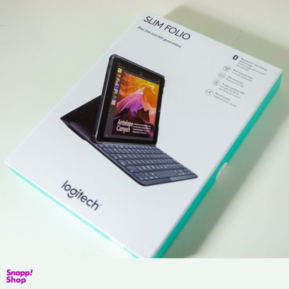 کیبورد تبلت لاجیتک مدل Slim Folio مناسب برای تبلت اپل iPad 5 / 6