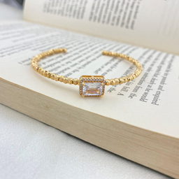 دستبند زنانه وای اس ایکس مدل تک نگین البرنادو کد B4464