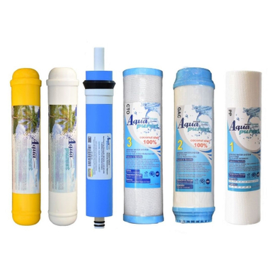 فیلتر تصفیه آب آکوا پیورست مدل BTL 6400 مجموعه 6 عددی