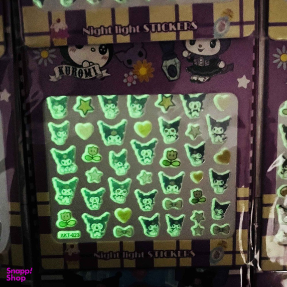 استیکر مدل کرومی شب تاب کد 01
