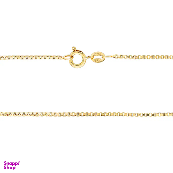 زنجیر 18 عیار طلا زنانه میلی گالری مدل سپاهان طرح ونیزی کد MT852