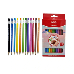 مداد رنگی 12 رنگ ام اند جی مدل AMPU6974