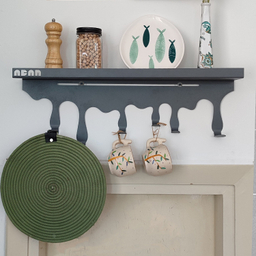 شلف دیواری آویز دار آبان مدل چکه