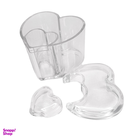 استند پد و پنبه آرایشی مدل قلبی