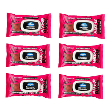 دستمال مرطوب آدونیس مدل 03 شش بسته 60 عددی