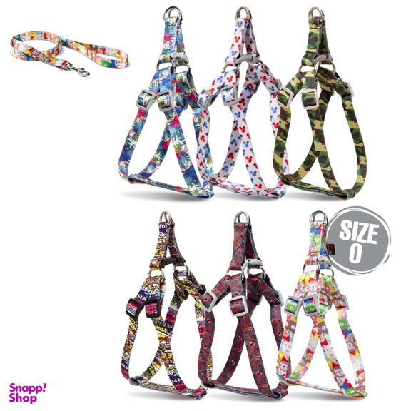 قلاده کتفی گربه و سگ نیناپت مدل ریتم کد 4130 سایز صفر به همراه لید