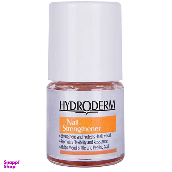 محلول استحکام بخش ناخن هیدرودرم مدل Nail Strengthener حجم 8 میلی‌ لیتر