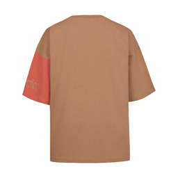 ست تیشرت و شلوارک زنانه لوینت کد 6341 رنگ کرم گلبهی