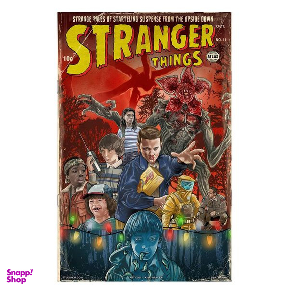 پوستر هفال مدل stranger things