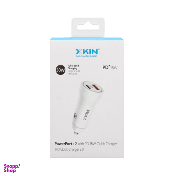شارژر فندکی ایکس کین مدل X KIN XK-CAR09 به همراه کابل Lightning