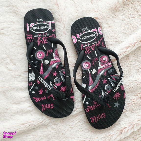 دمپایی لاانگشتی زنانه هاواینس کد Z-YVC43