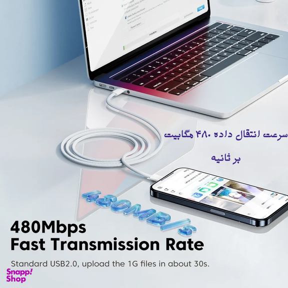 کابل USB-C توکی مدل TQ-X51C3 طول 1 متر