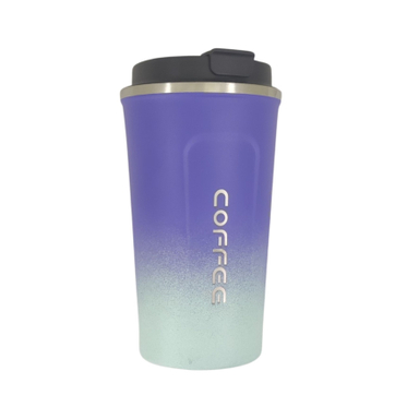 ماگ سفری طرح coffee مدل پاستیلی حجم 500 میلی لیتر