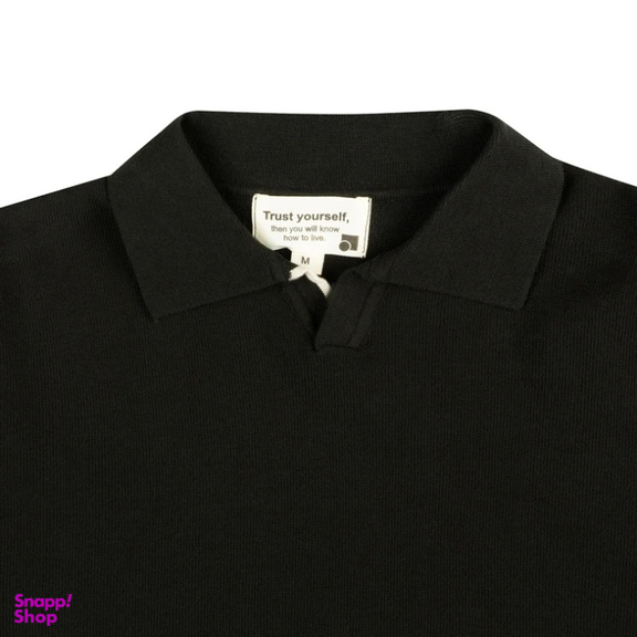 پولوشرت بافت آستین کوتاه مردانه مدل GD-s-17428672 رنگ مشکی