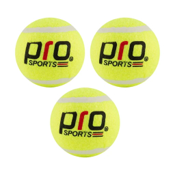 توپ تنیس پرو اسپرتز مدل خاکی بسته سه عددی