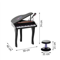 اسباب بازی موزیکال مدل پیانو پایه دار و میکروفون کد 88022