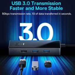 هاب 8 پورت Type-C بیسوس مدل BS-OH081