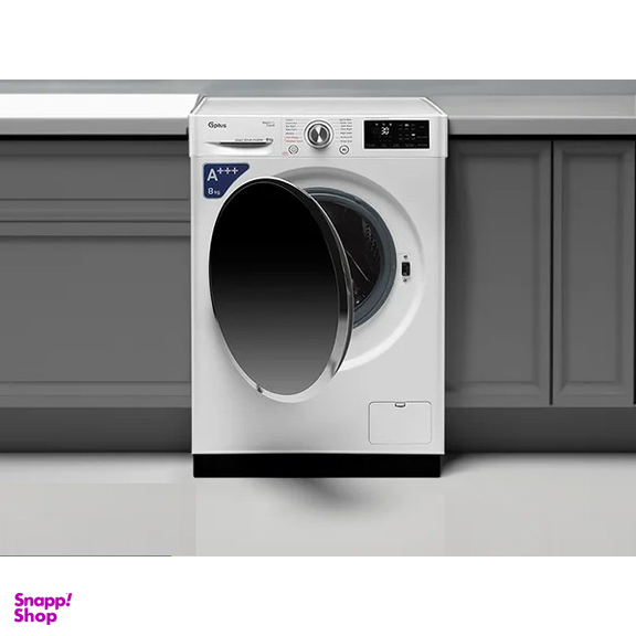 ماشین لباسشویی جی پلاس مدل GWM-P880W ظرفیت 8 کیلوگرم