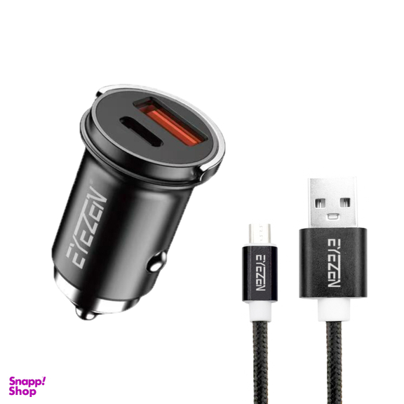 شارژر فندکی 20 وات اِیزن مدل EC-C1 به همراه کابل تبدیل USB-C