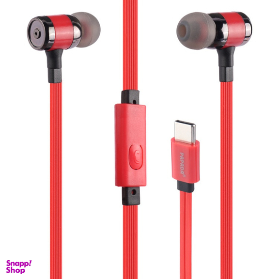 هندزفری باسیم پاپادا مدل Type-C PA200 Plus طول 1.2 متر