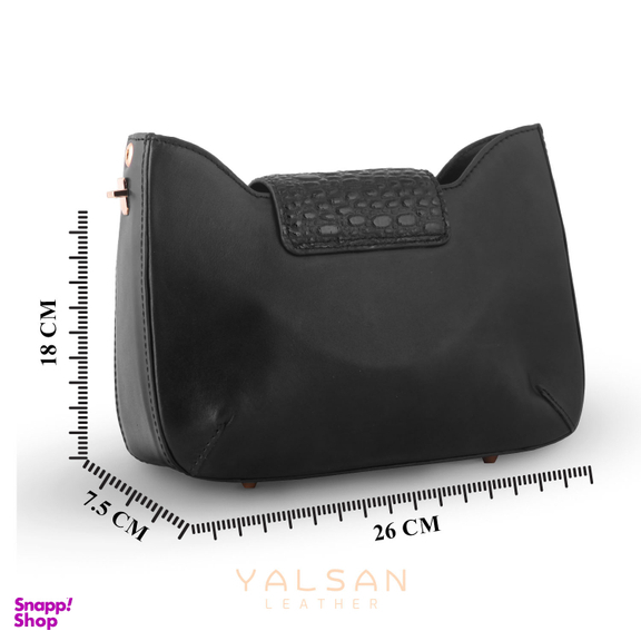 ست کیف و کفش زنانه چرم یلسان مدل راشا کد ABIGEL-GAN-929-MSK