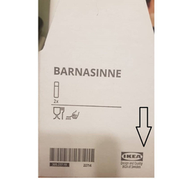 فلفل ساب و نمک ساب ایکیا کد 2214 مدل BARNASINNE