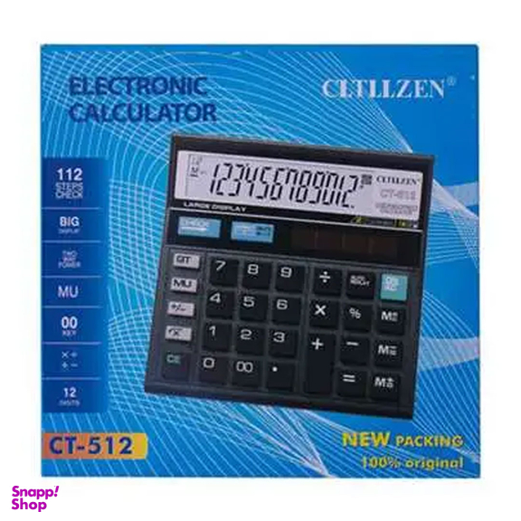 ماشین حساب سیتیزن (Citizen) مدل Ct512