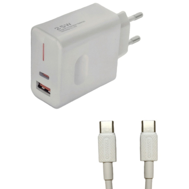 شارژر دیواری ترانیو مدل EU6 TC به همراه کابل Type-C