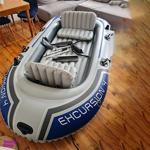 قایق بادی 4 نفره اینتکس مدل Excursion کد 68324
