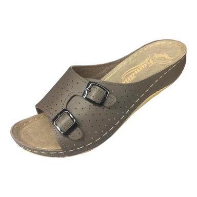 دمپایی طبی زنانه کمند مدل 109 رنگ شکلاتی