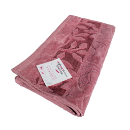 حوله دستی ارغوان مدل یاپراق سایز 80×40 سانتی متر