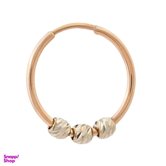گوشواره طلا 18 عیار زنانه داریم طرح البرنادو 3S