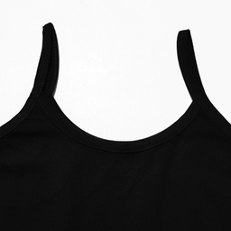 تاپ راحتی زنانه برهان تن پوش مدل پنبه ای کد 1021 رنگ مشکی