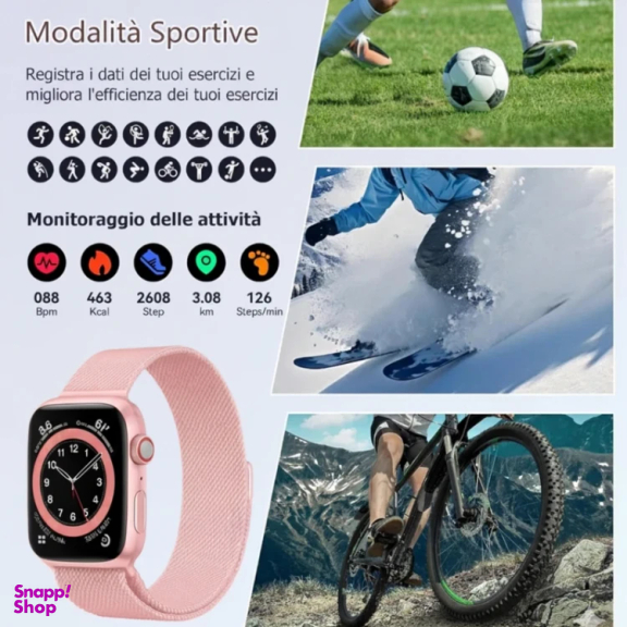 ساعت هوشمند ویسمی مدل X13 MINI بند فلزی سایز 41 میلی متر