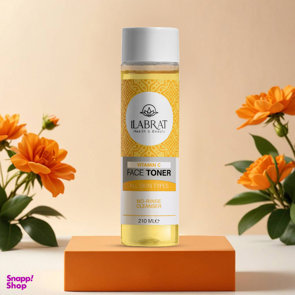 تونر پاک کننده صورت ایلابرت مدل ویتامین سی حجم 210 میلی‌لیتر