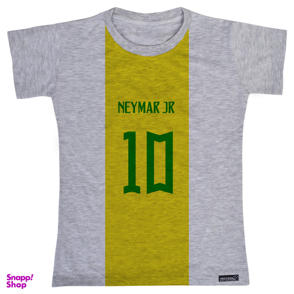 تیشرت آستین کوتاه دخترانه 27 مدل Neymar JR کد MH826