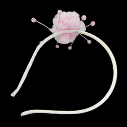 تل مو دخترانه مدل تک گل کریستالی کد VS-T1GKSS