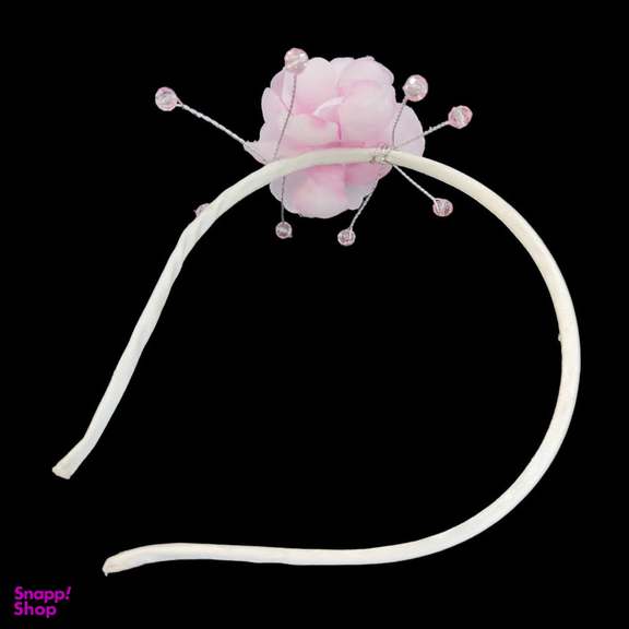 تل مو دخترانه مدل تک گل کریستالی کد VS-T1GKSS