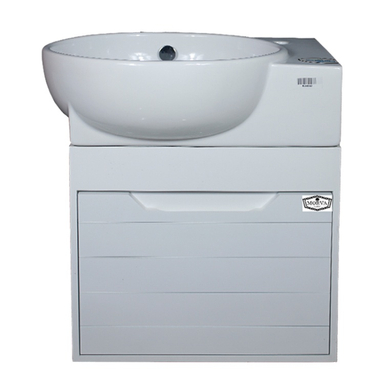 ست روشویی و کابینت مروا کابین مدل بیضی 52