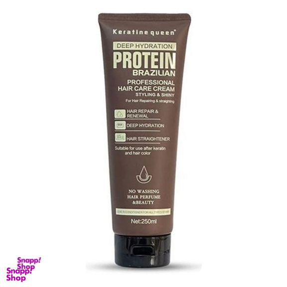 ماسک مو کراتین کوئین مدل Protein Brazilian حجم 250 میلی لیتر