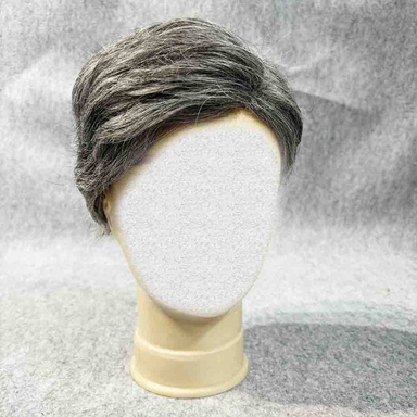 کلاه گیس مردانه مدل جو گندمی 70 درصد سفید کد 105 56