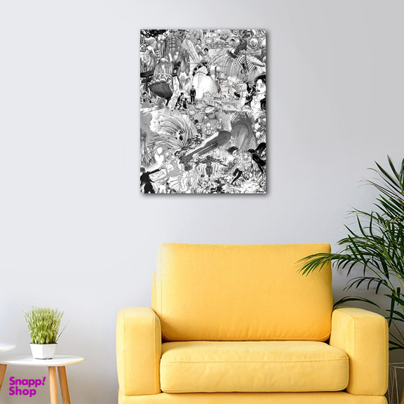 تابلو شاسی عرش مدل انیمه اتک آن تایتان Attack on Titan کد As3714