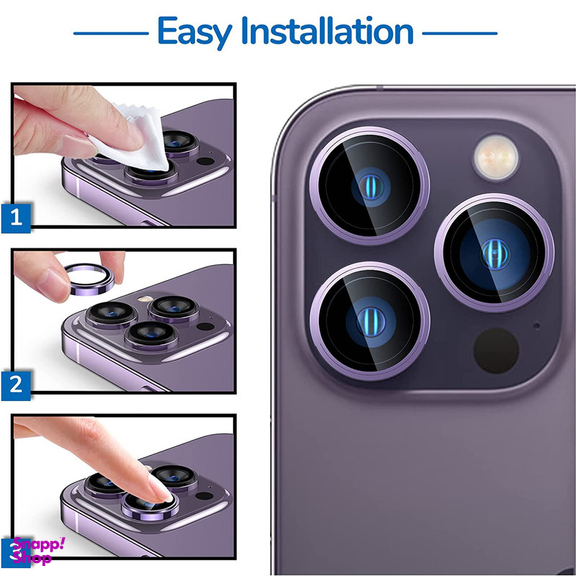 محافظ لنز دوربین اپیکوی مدل HD-ColorLenz مناسب برای گوشی موبایل اپل Iphone 14 Pro Max / 14 Pro