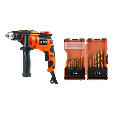 دریل چکشی آاگ مدل SBE 580 R مجموعه 19 عددی