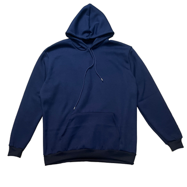 هودی مردانه مدل ساده رنگ سرمه ای